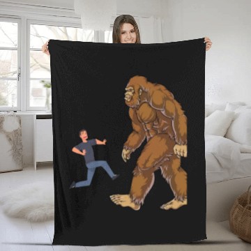Discover BIGFOOT RUN! Fleece Blankets