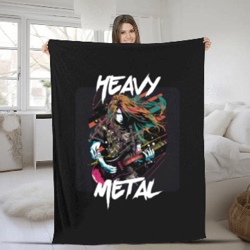Discover Graffiti Style - Heavy Metal 10 Fleece Blankets