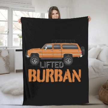 Discover burban Burnt Orange Fleece Blankets