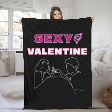 Discover sexy valentinebirthday gift valentines gift1371 Fleece Blankets