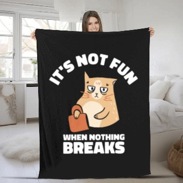 Discover Mean Cat Drawing Line Art Cat Owner Pet Cat Fleece Blankets