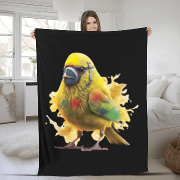 Discover The Bird wants Singing Fleece Blankets