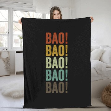 Discover Bao! Dim Sum Lover Chinese Food Dumplings Bao Fleece Blankets