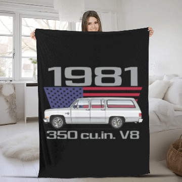 Discover 1981 Light Silver Fleece Blankets