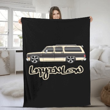 Discover layinlow Santa Fe Tan Fleece Blankets