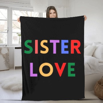 Discover SISTER LOVE Fleece Blankets
