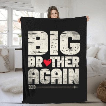Discover Big Brother Finally Big Bro Gamer Promoted Son Fleece Blankets
