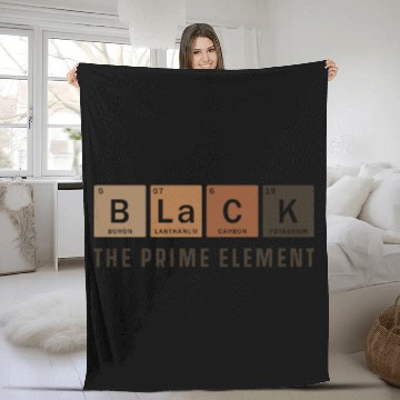Discover Black The Prime Element - Black History Month Fleece Blankets