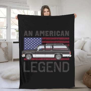 Discover legend Midnight Black Fleece Blankets