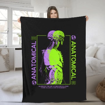 Discover Anatomical Streetwear Fleece Blankets