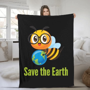 Discover Save the Earth Fleece Blankets