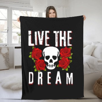 Discover living dream your life Fleece Blankets
