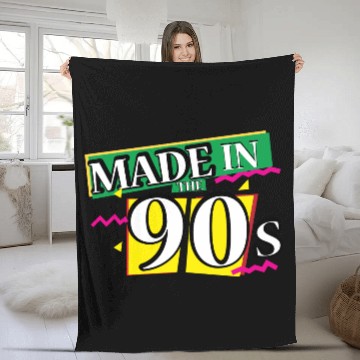 Discover made in 90s Fleece Blankets