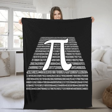 Discover Pi Numbers Digit Math Holiday Mathematics Pi Day Fleece Blankets