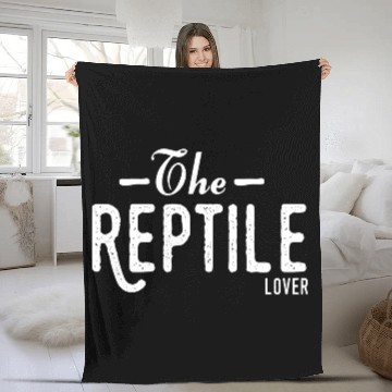 Discover The Reptile Lover Fleece Blankets