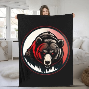 Discover Bear Down Fleece Blankets