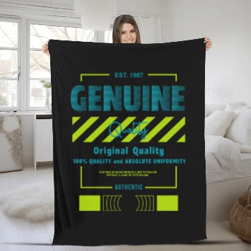 Discover Genuine Streetwear Fleece Blankets