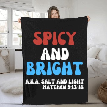 Discover Spicy and Bright, a.k.a. Salt and Light Fleece Blankets