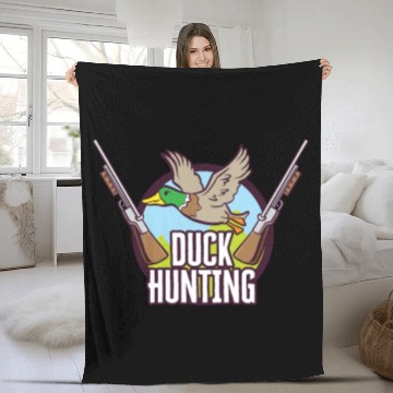 Discover Duck Hunt Duck Hunter Bird Hunting Duck Hunting Fleece Blankets