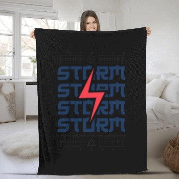 Discover Storm Fleece Blankets