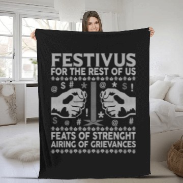 Discover Festivus For The Rest Of Us Fleece Blankets