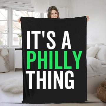 Discover It's a Philly Thing Fleece Blankets