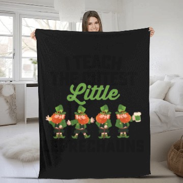 Discover I Teach The Cutest Little Leprechauns Fleece Blankets