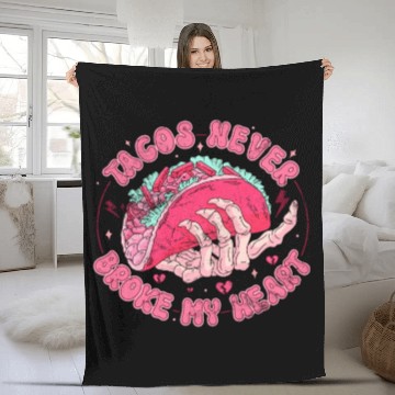 Discover Taco Anti-valentine, Tacos Are My Valentines Day Fleece Blankets