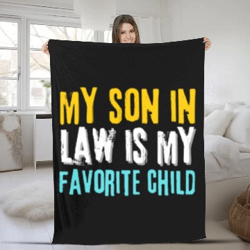 Discover my son in law Fleece Blankets