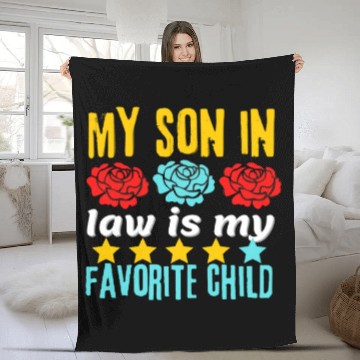 Discover my son in law Fleece Blankets