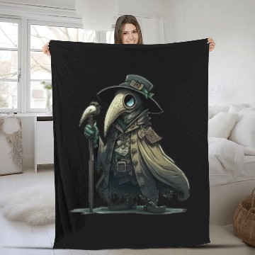 Discover Lil' Plague Doctor Fleece Blankets