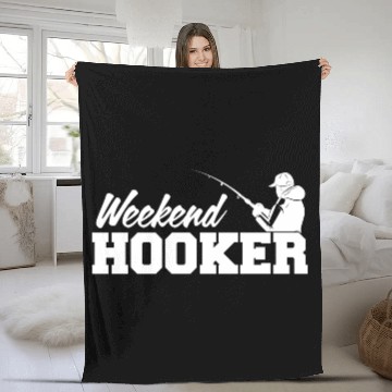 Discover weekend hooker Fleece Blankets