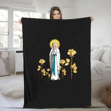 Discover Our Lady of Lourdes Fleece Blankets