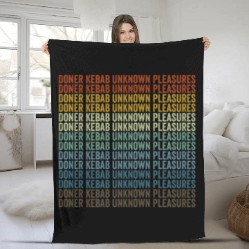 Discover Doner Kebab Unknown Pleasures Persian Food Lover Fleece Blankets