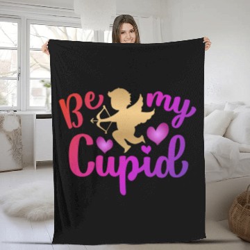 Discover Valentines Sublimation Be My Cupid166 Fleece Blankets