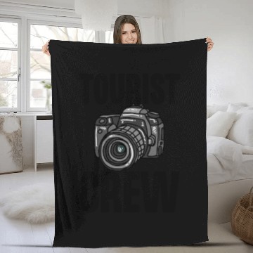 Discover Tourist Crew Fleece Blankets