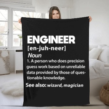 Discover Engineer Definition Fleece Blankets