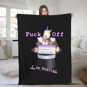 Discover Magical UniCorn magic Hat Fleece Blankets