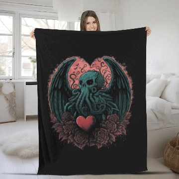 Discover For the Love of Cthulhu Fleece Blankets