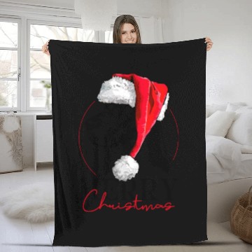Discover Santa Great Dane Dog Christmas Wilsigns Fleece Blankets