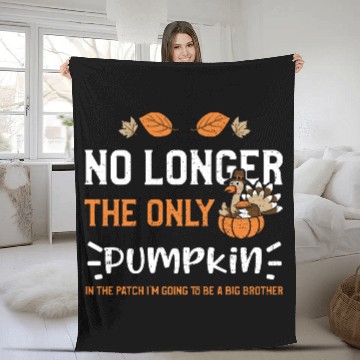 Discover No Longer The Only Pumpkin In Th... Fleece Blankets