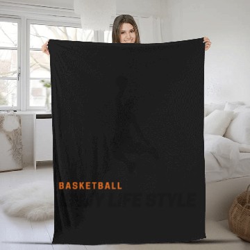 Discover Basketball Fleece Blankets