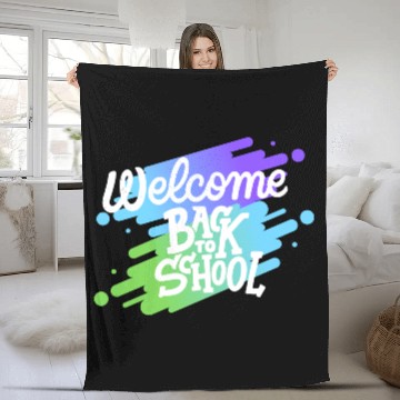 Discover Welcome back to school Fleece Blankets