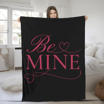 Discover Be mine lovely couples Fleece Blankets for valentine's Day
