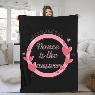 Discover dance answer Fleece Blankets