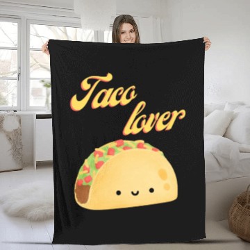 Discover Taco Lover I Love Tacos Tacos Lover Fleece Blankets