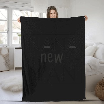 Discover Nana New Man, Grandma Gift For Baby Fleece Blankets