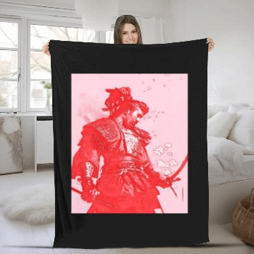 Discover Samurai Japan Japanese Anime Katana Manga samurai Fleece Blankets