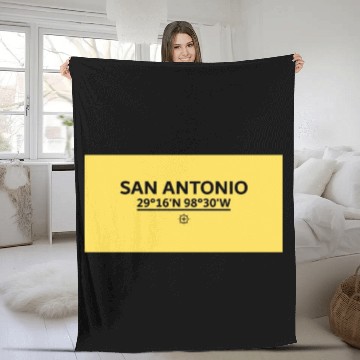 Discover San Antonio S Coordinate's design Fleece Blankets
