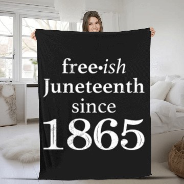 Discover Juneteenth free since 1865 Black History US Africa Fleece Blankets